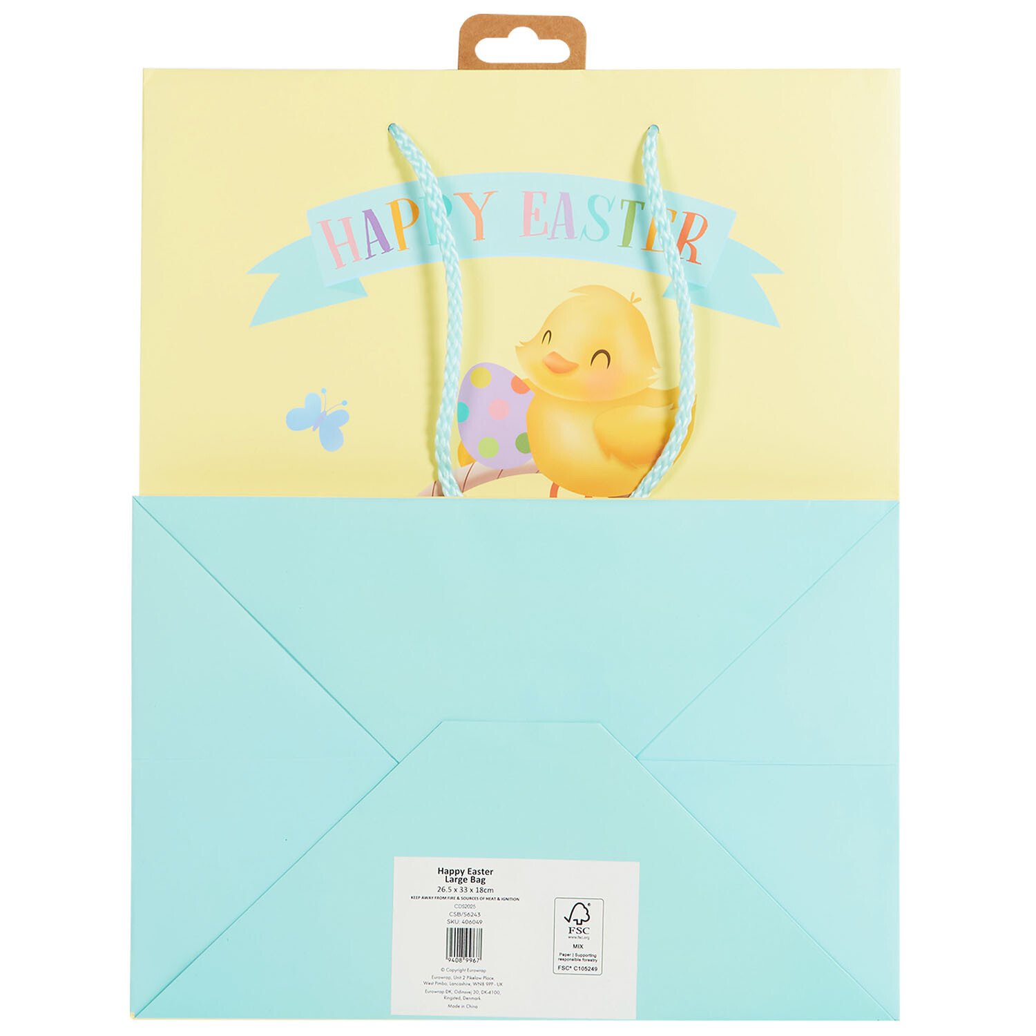 Easter Basket Large Gift Bag - Multicolour Image 4