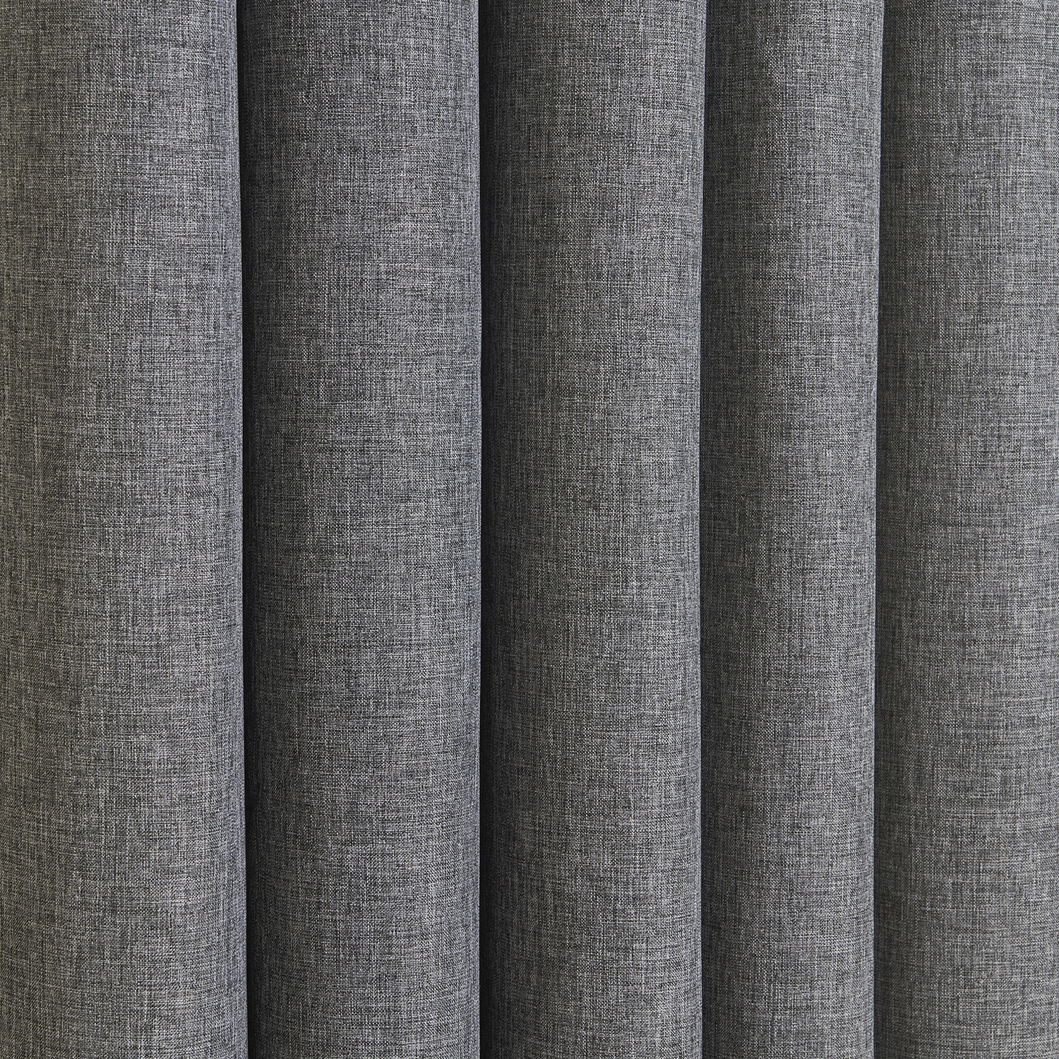 My Home Taylor Charcoal Eyelet Curtains 168 x 137cm Image 2