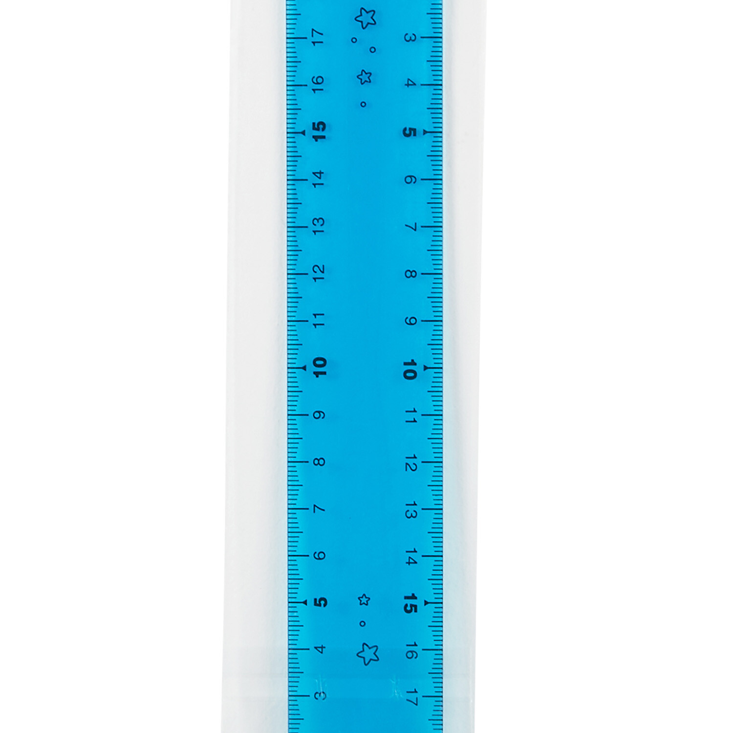 20cm Flexible Ruler - Blue Image 2