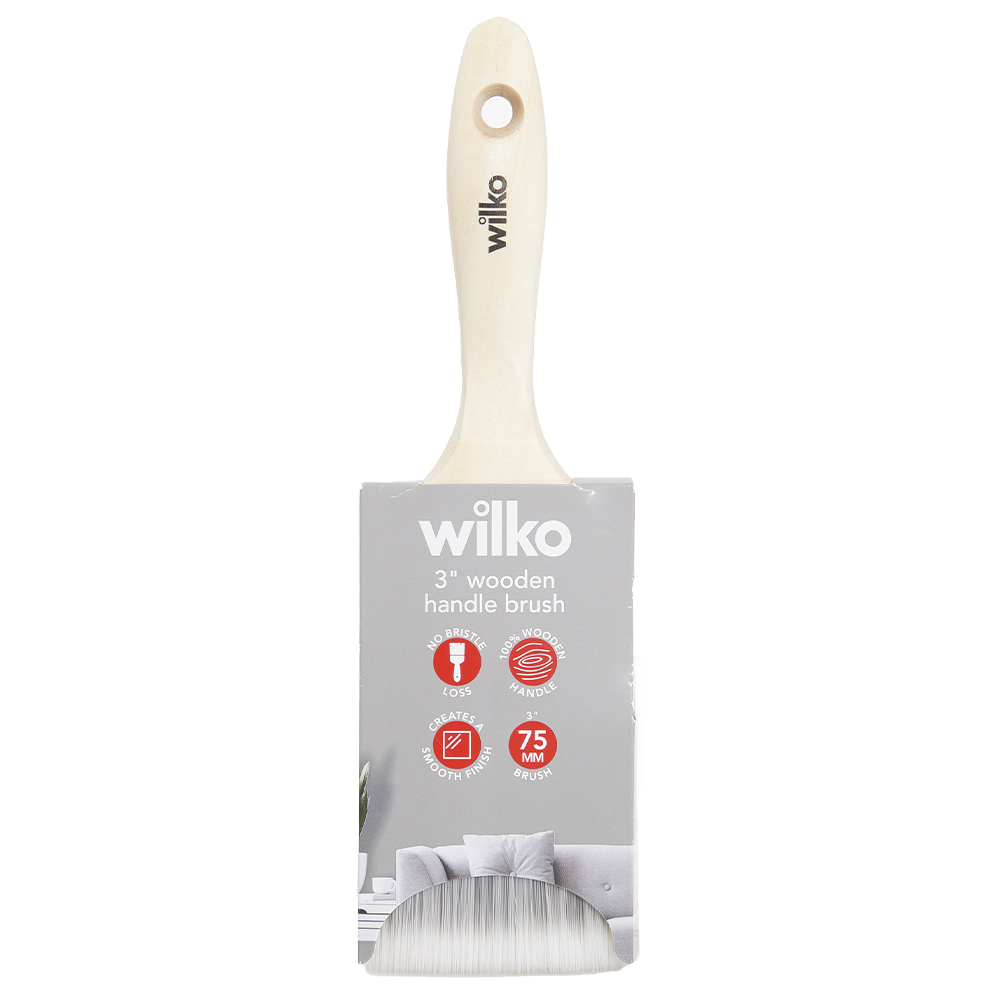 Wilko 3inch Wooden Brush Wilko