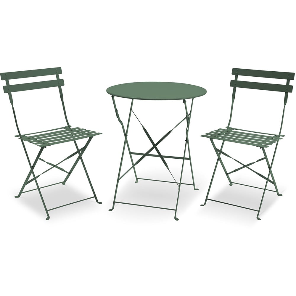 Royalcraft Padstow 2 Seater Olive Bistro Set Image 2