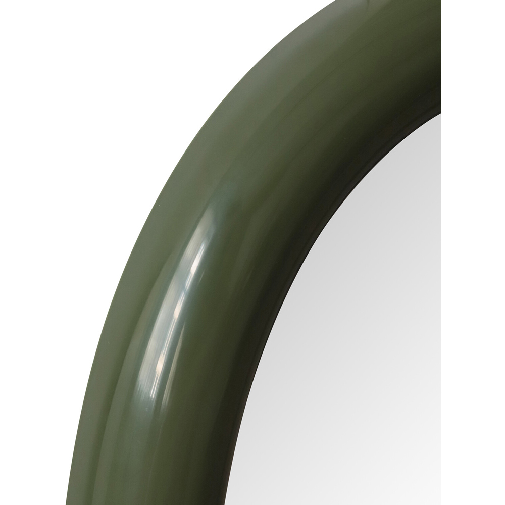 Oval Mirror Olive Image 4