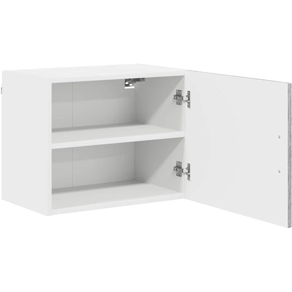 vidaXL Kalmar Single Door Grey Sonoma Wall Mounted Wide Kitchen Cabinet Set of 2 Image 4