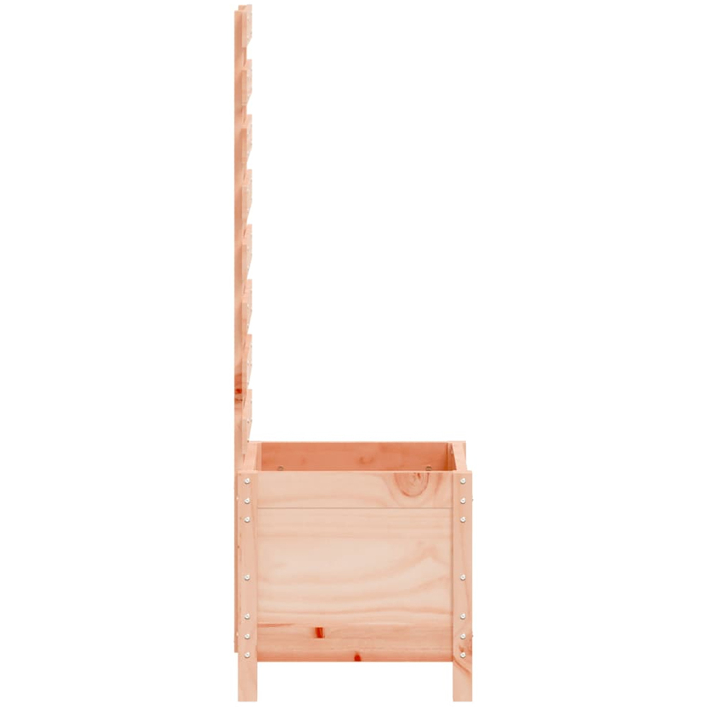 vidaXL Natural Solid Douglas Wood Garden Planter with Rack 114 x 39 x 39.5cm Image 5