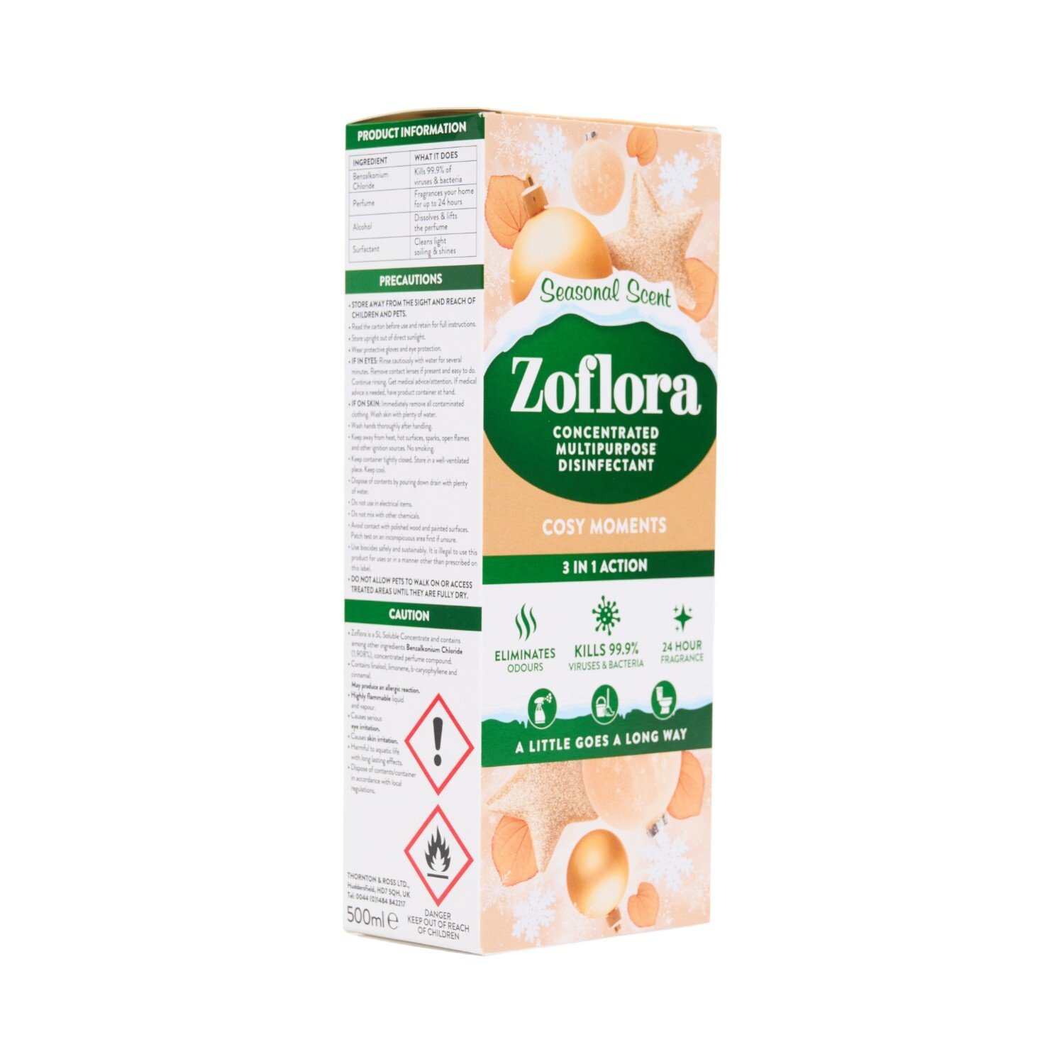 Zoflora Concentrated Multipurpose Disinfectant - Cosy Moments / 500ml Image 2