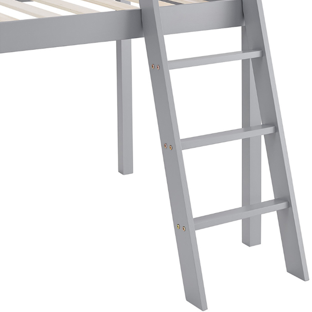 Home Detail Albany Single Grey Wooden Mid Sleeper Image 3