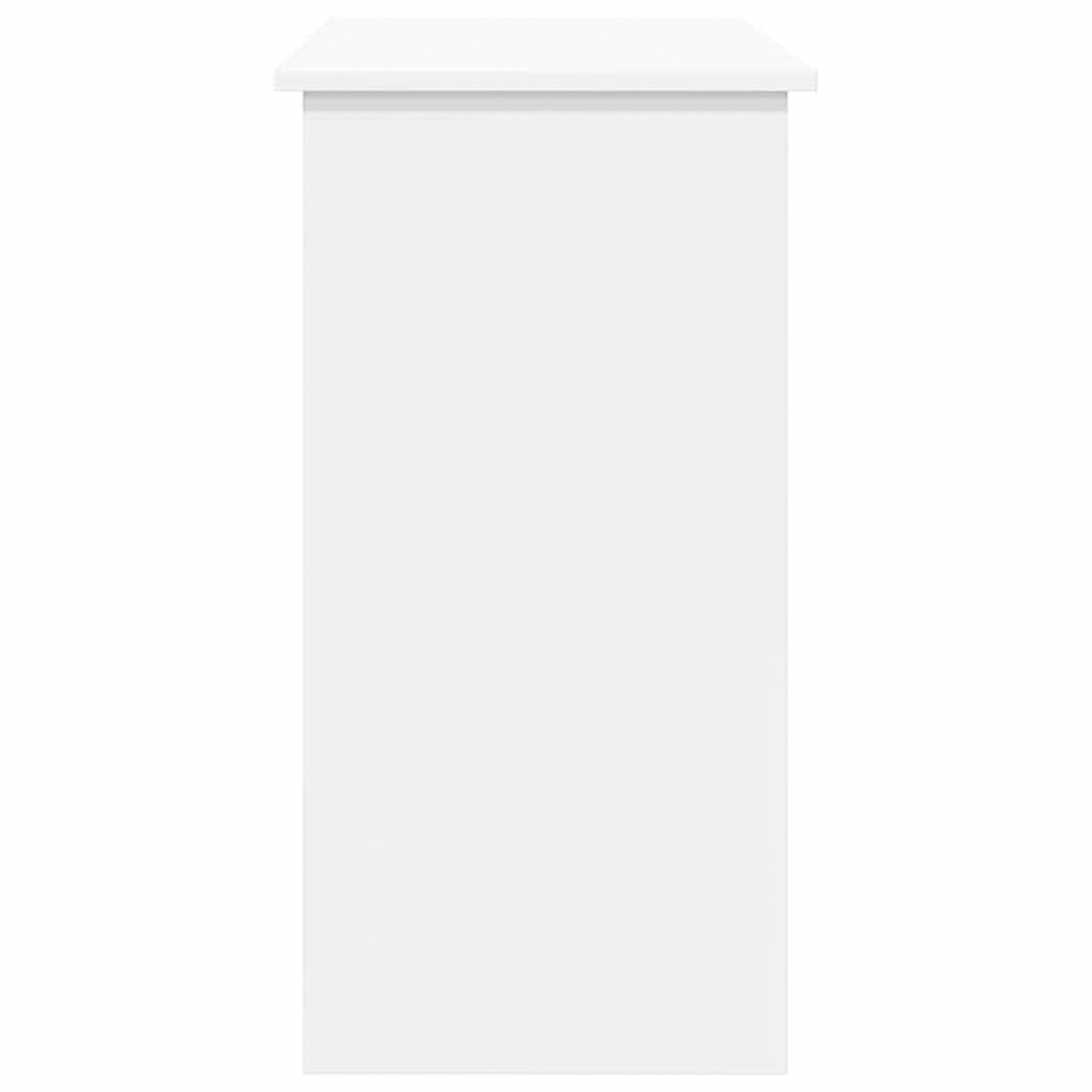 vidaXL Office Desk Concrete White Image 4