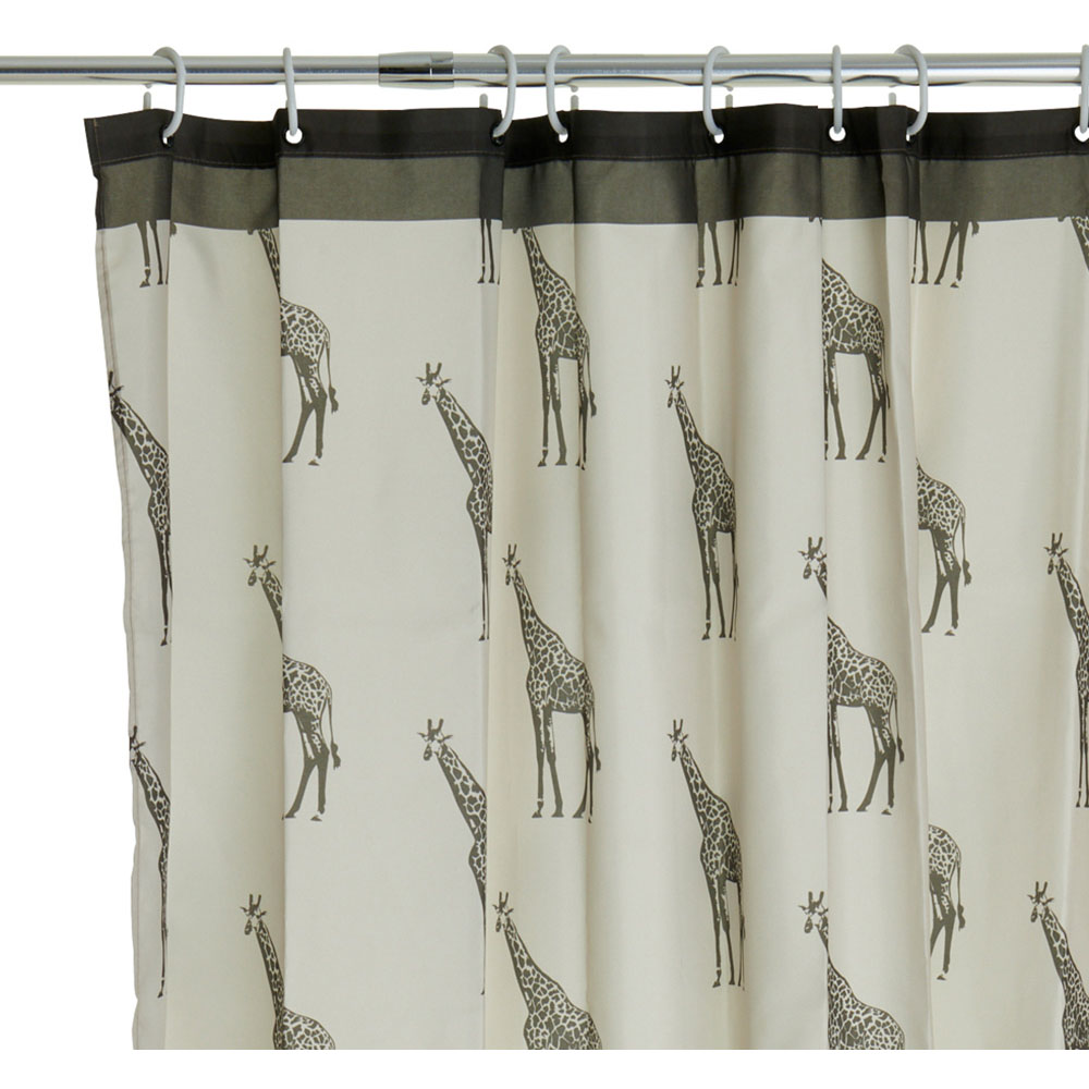 Wilko Giraffe Shower Curtain 180 x 180cm Image 4
