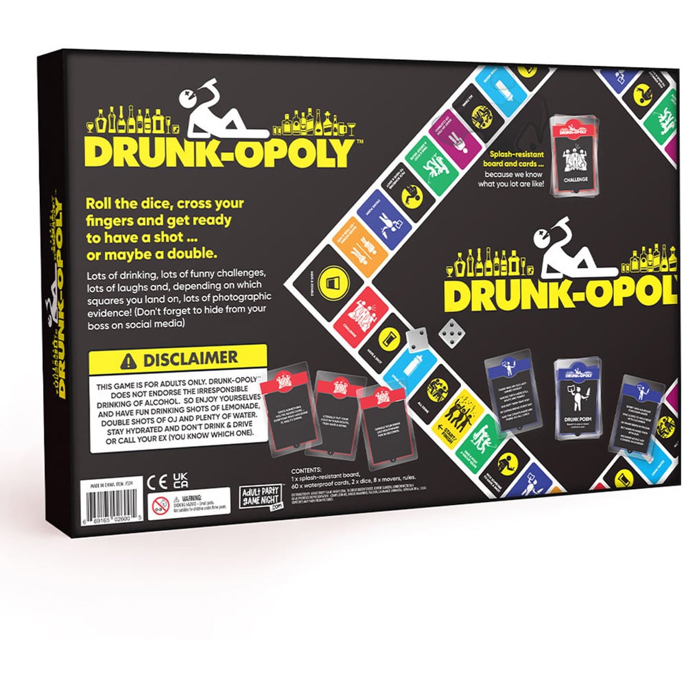 Adult Game Nights Drunk Opoly Image 4