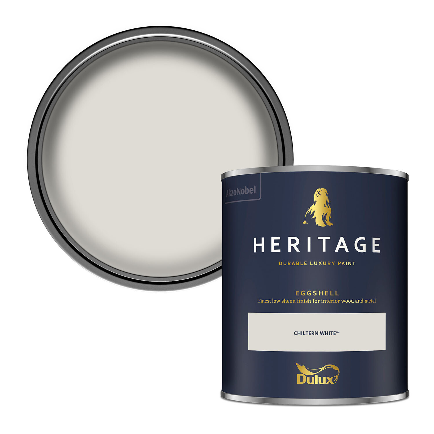 Dulux Heritage Wood and Metal Chiltern White Eggshell Paint 750ml Image 6