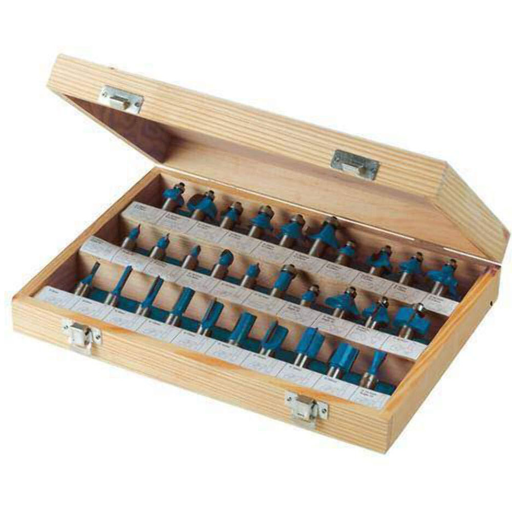 Silverline 1/2 inch TCT Router Bit 30 Piece Set Image