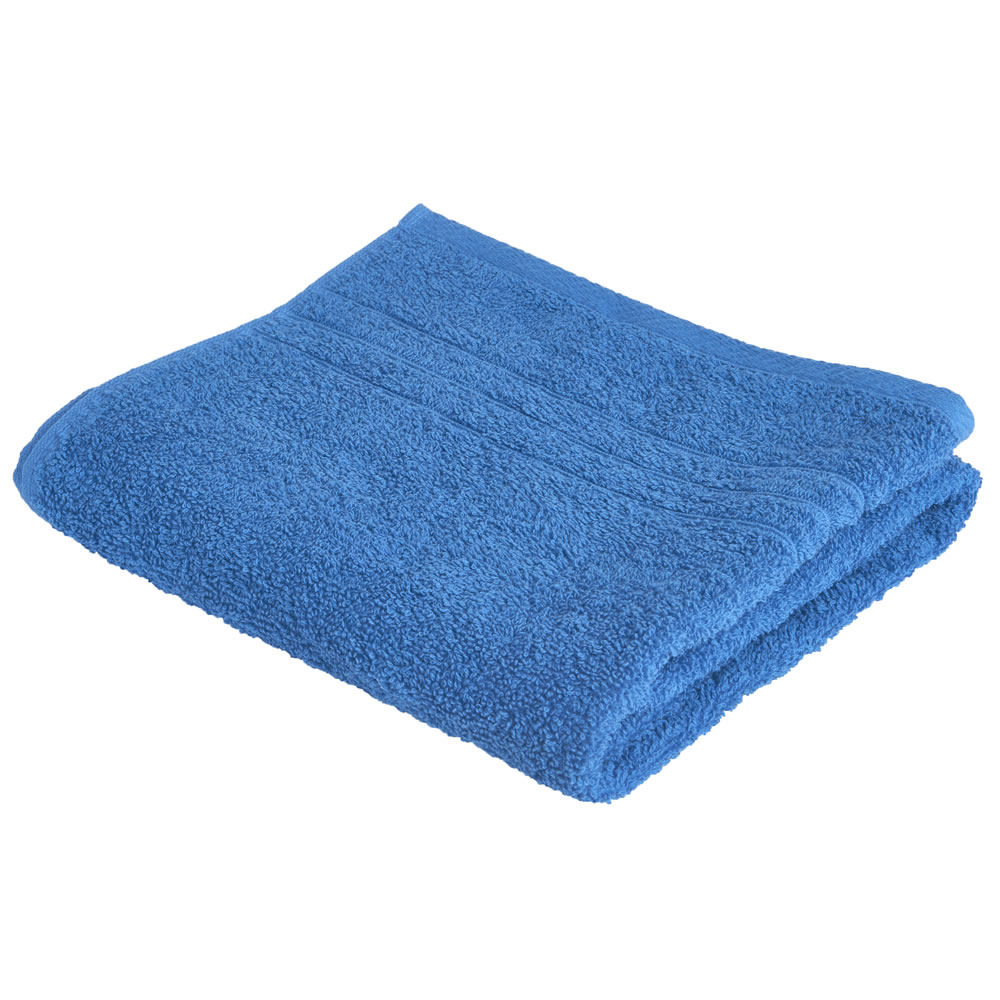 Wilko Hand Towel Deep Blue Wilko