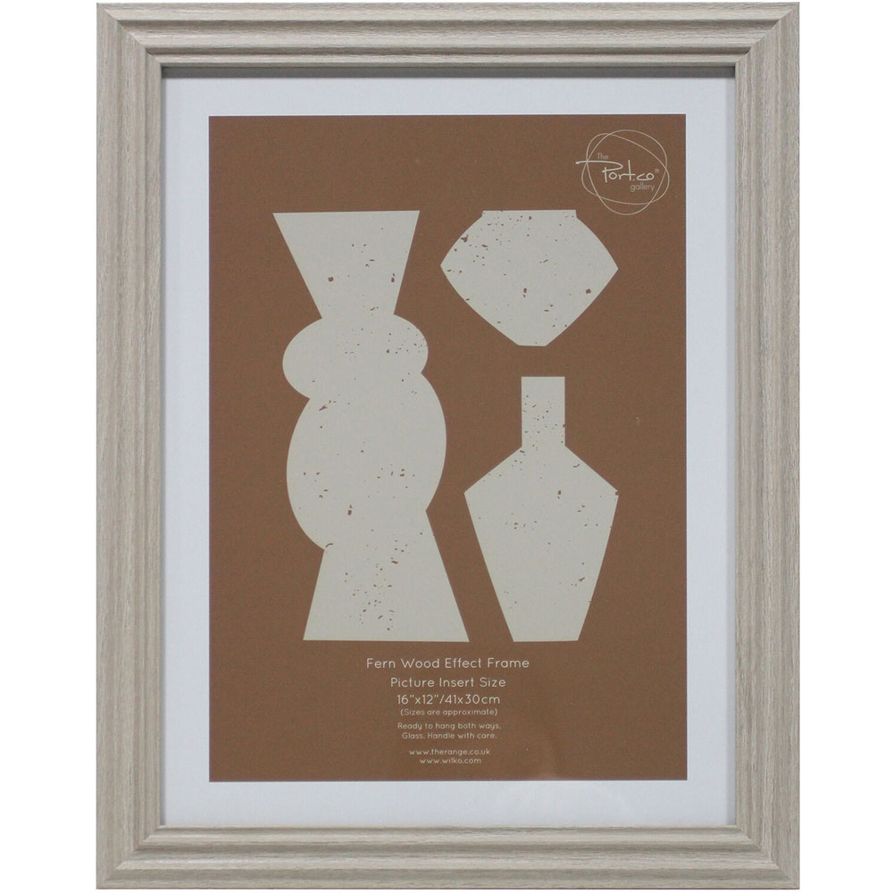 Fern Wood Effect Frame - Natural / 16x12in Image 1
