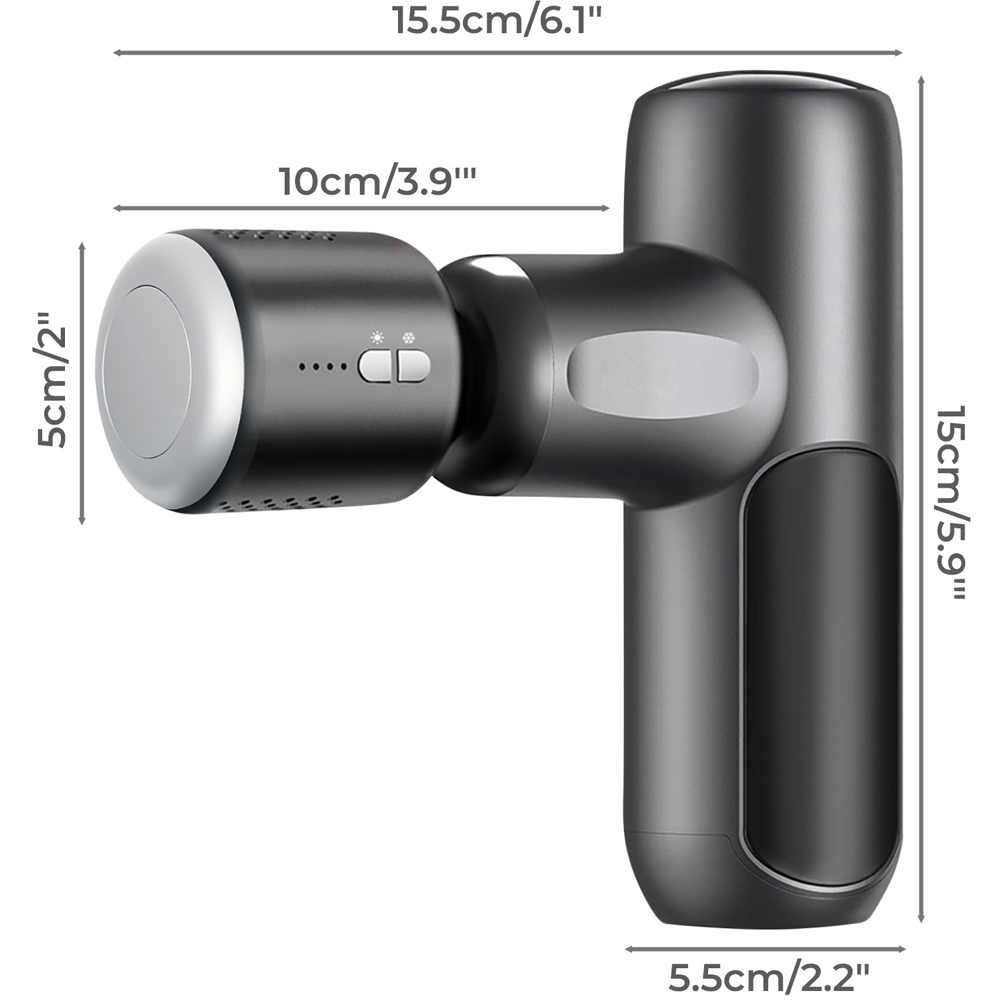 Spector Centra Heating and Cooling Deep Tissue Massage Gun Image 9