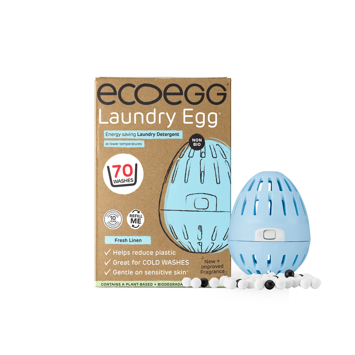 Ecoegg Laundry Egg / Fresh Linen / 70 washes Image