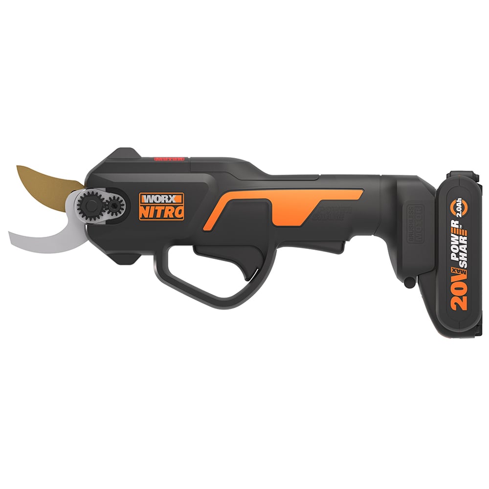 Worx WG330E 20V Cordless Pruner Garden Shears with 2.0Ah Battery and Charger Image 1