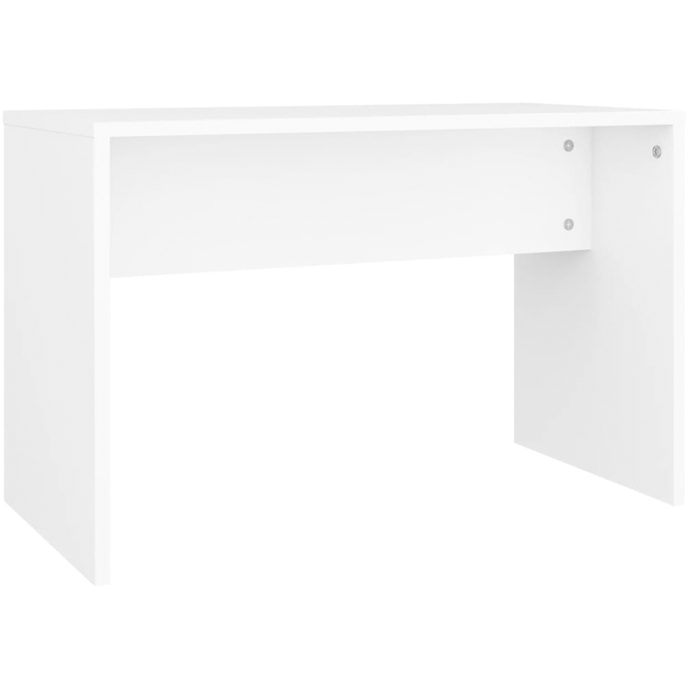 vidaXL White Engineered Wood Dressing Stool Image 2