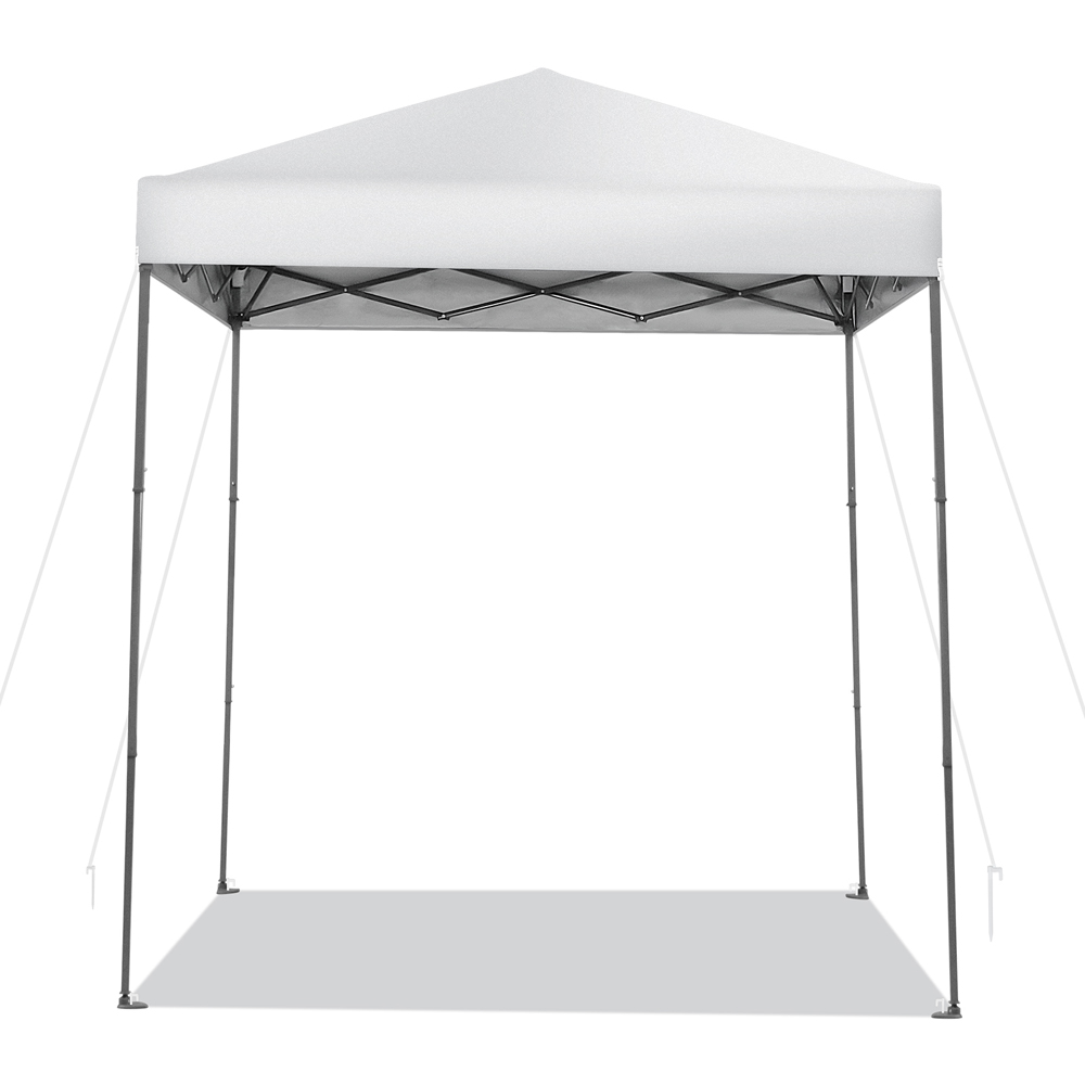 Costway 2 x 2m White Pop Up Canopy Tent Image 3