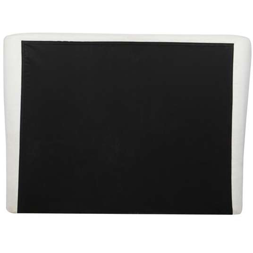 Birlea Lanis King Size White Linen Ottoman Bed Image 6