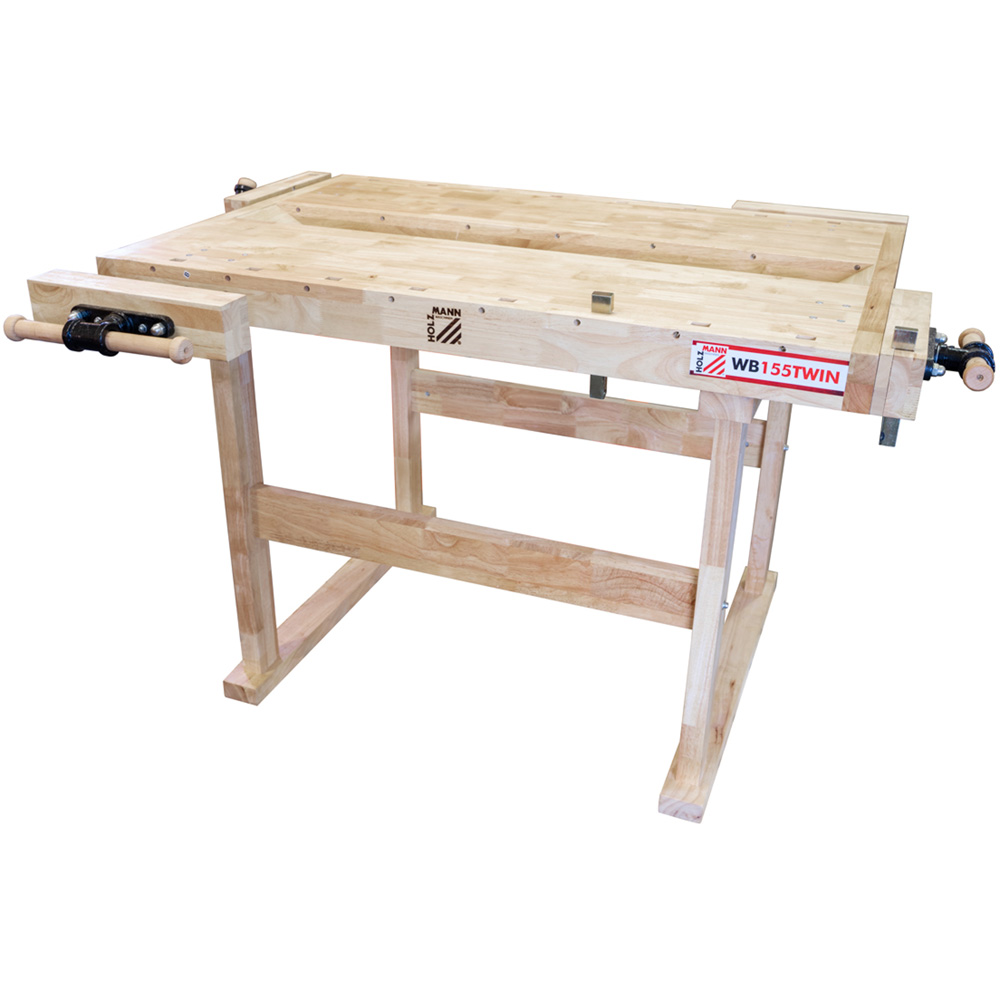 Holzmann Double Sided Solid Wood Workbench Image 1