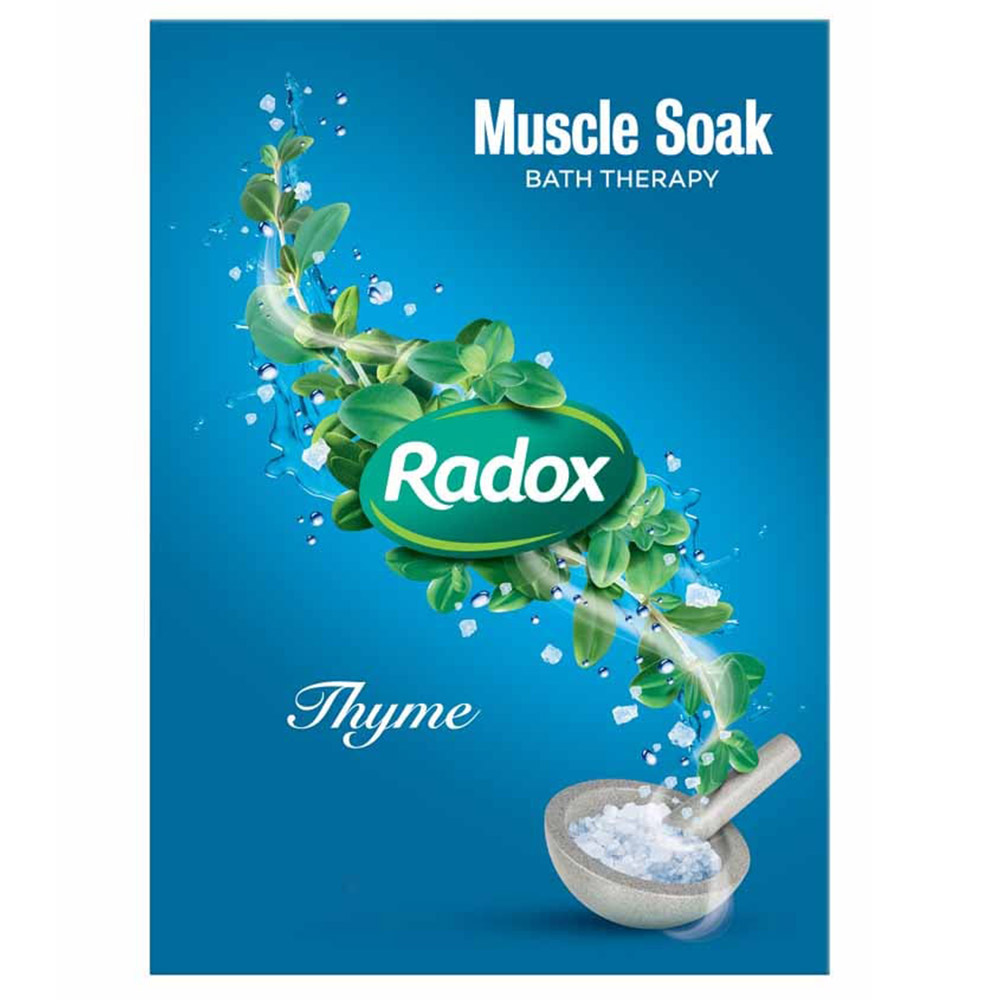 Radox Muscle Soak Herbal Bath Salts 400g Image 3
