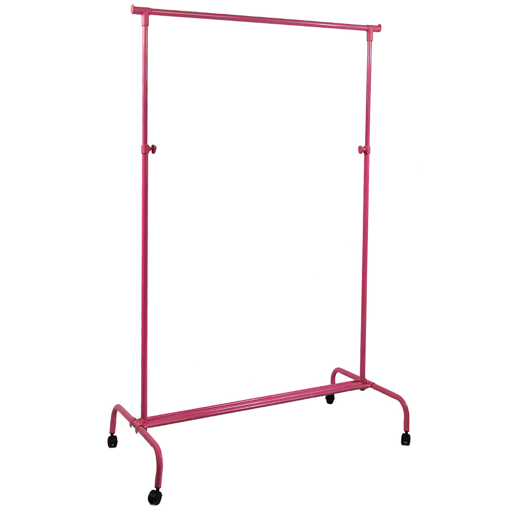 Home Vida Pink Single Garment Rack Image 1