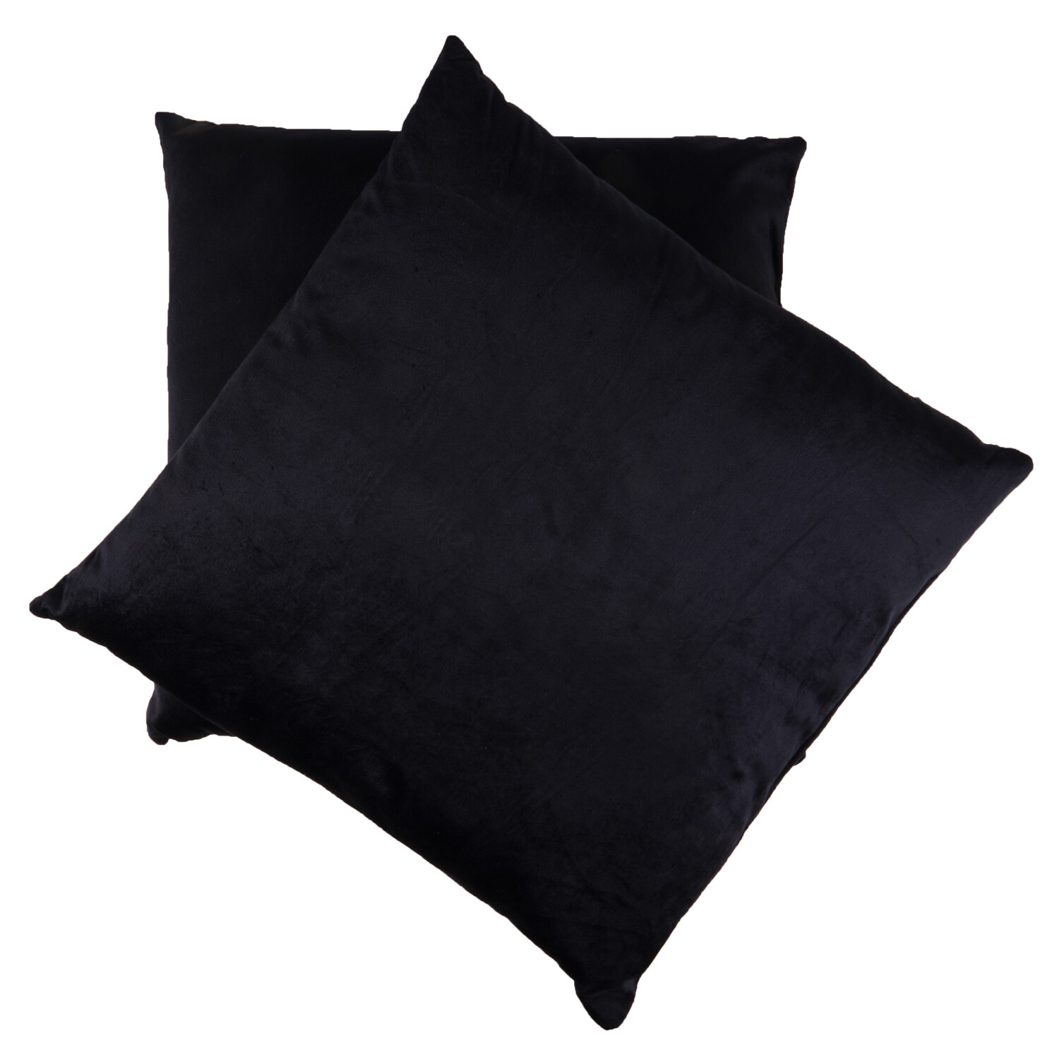 My Home Navy Velvet Cushion 43 x 43cm 2 Pack Image