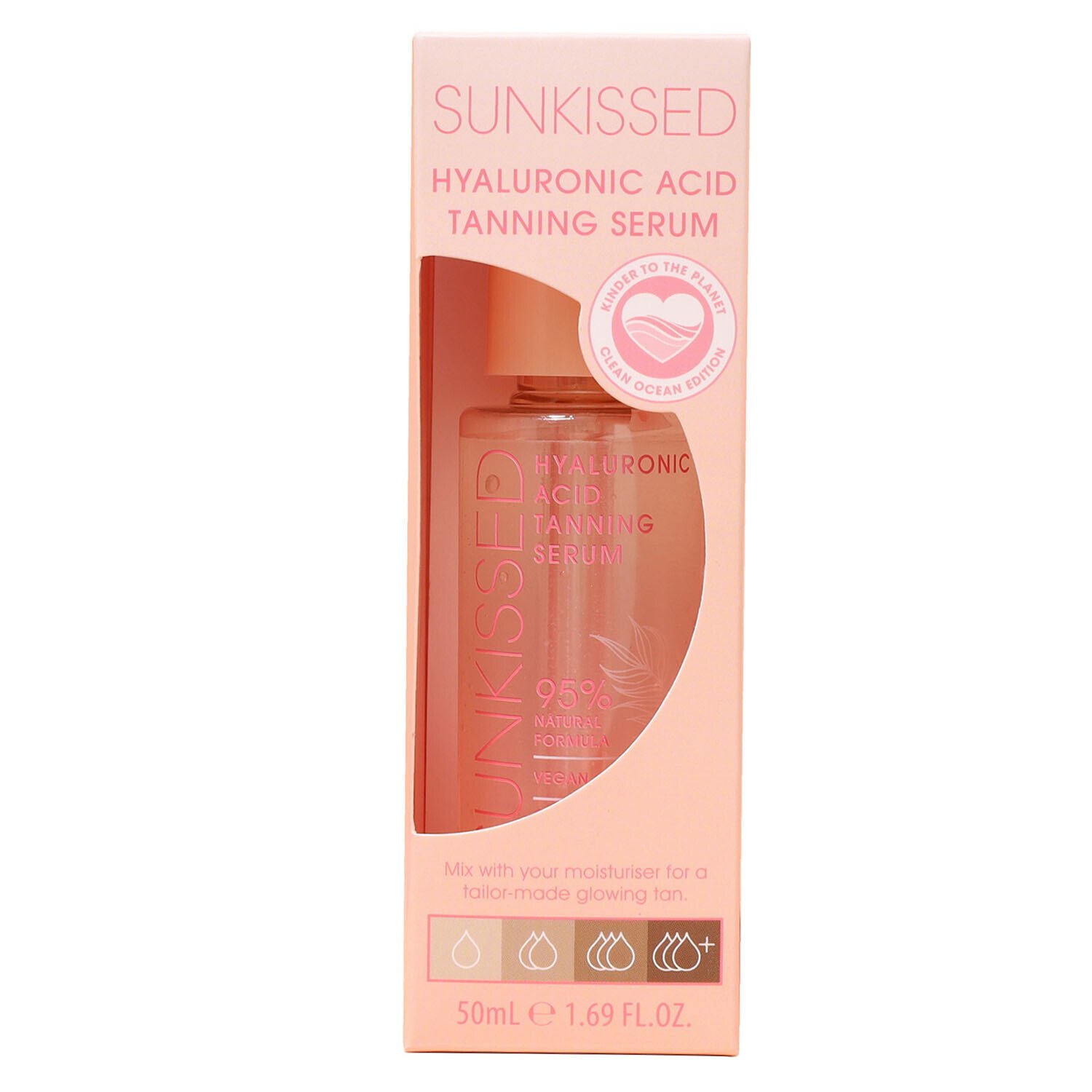 Sunkissed Hyaluronic Acid Tanning Serum - Pink Image 1