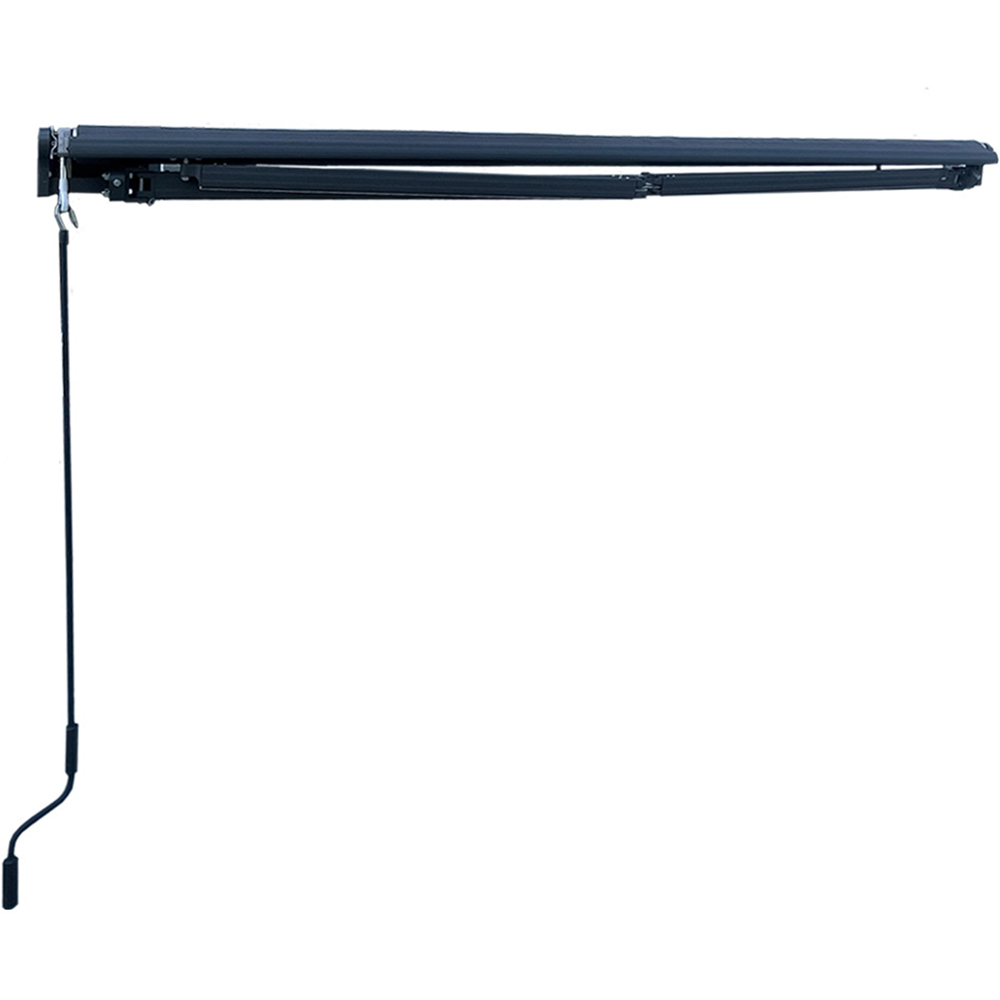 Jack Stonehouse Dark Grey Manual Retractable Awning 2.5 x 2m Image 4