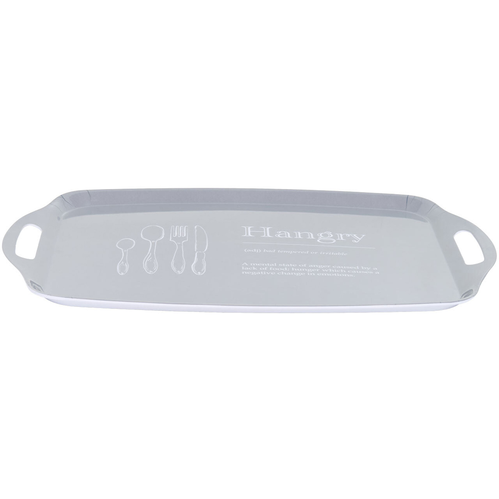 Hangry Large Drinks Tray Grey Image 3