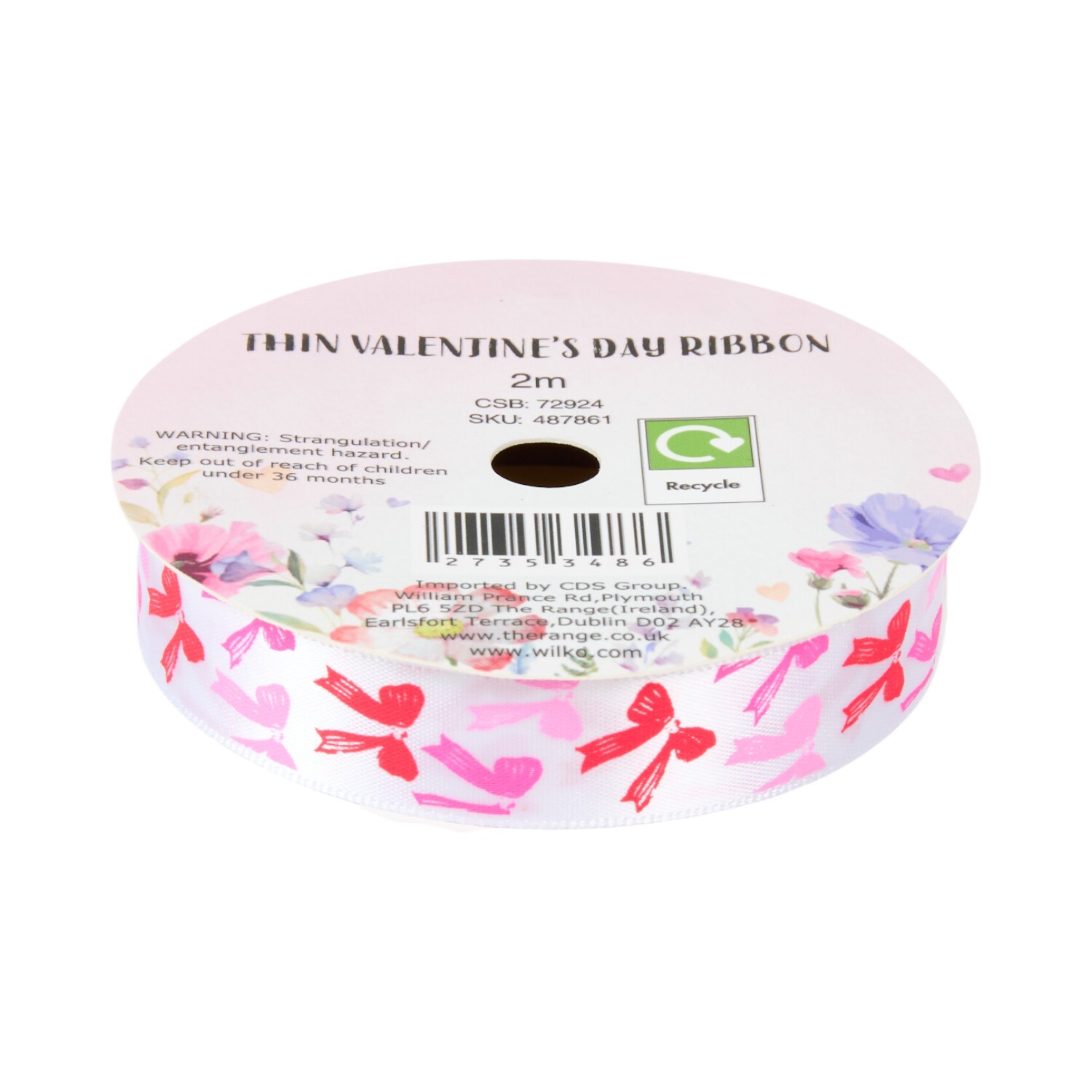 Thin Valentines Day Ribbon Image 6