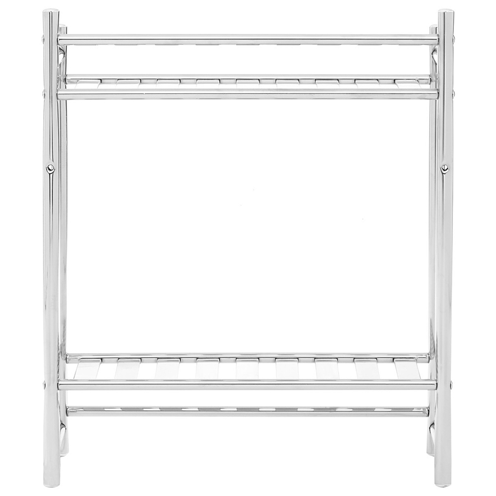 Premier Housewares 2 Tier Wall Mount Towel Shelves Image 4