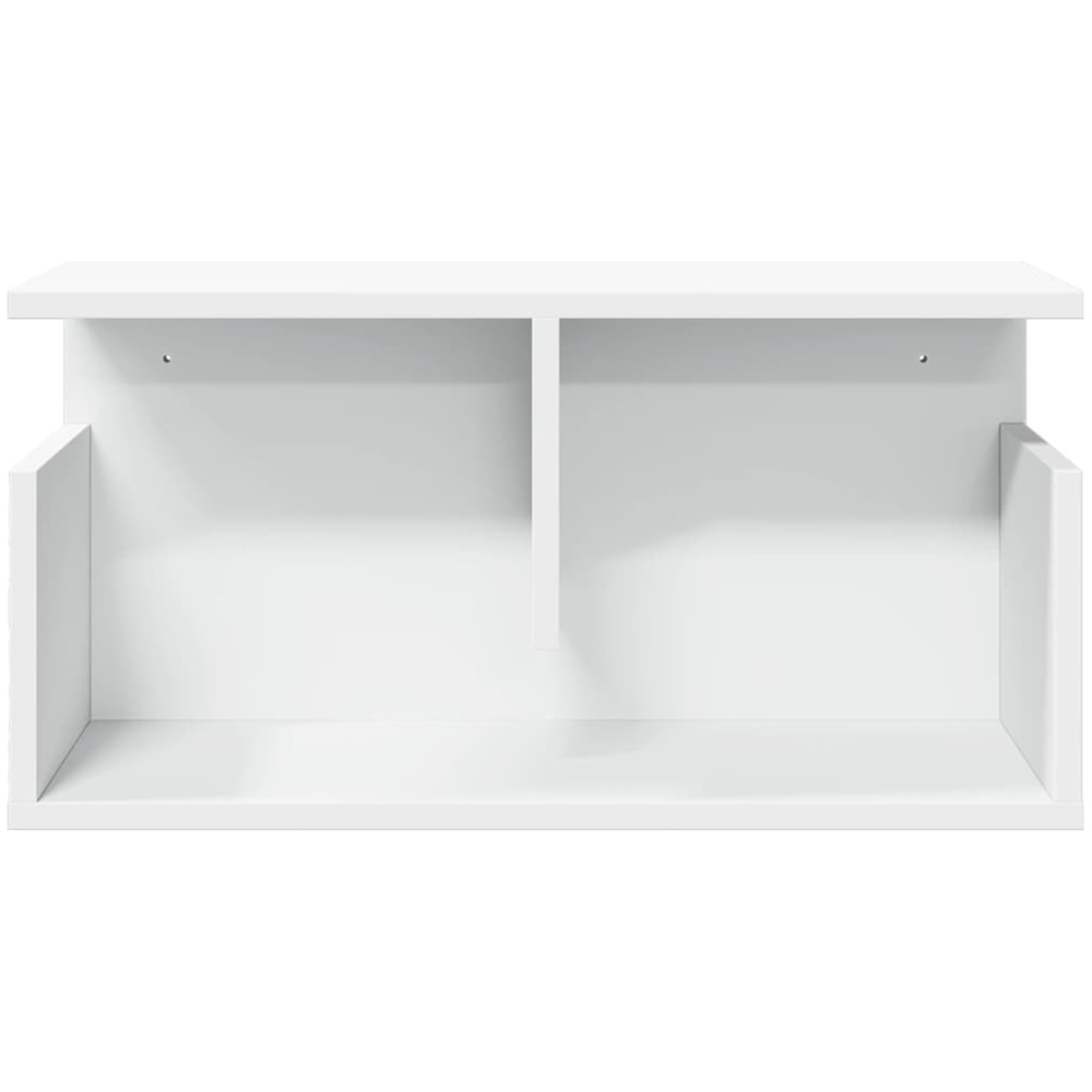 vidaXL White Wooden Wall Cabinet 60 x 20 x 30cm Image 3