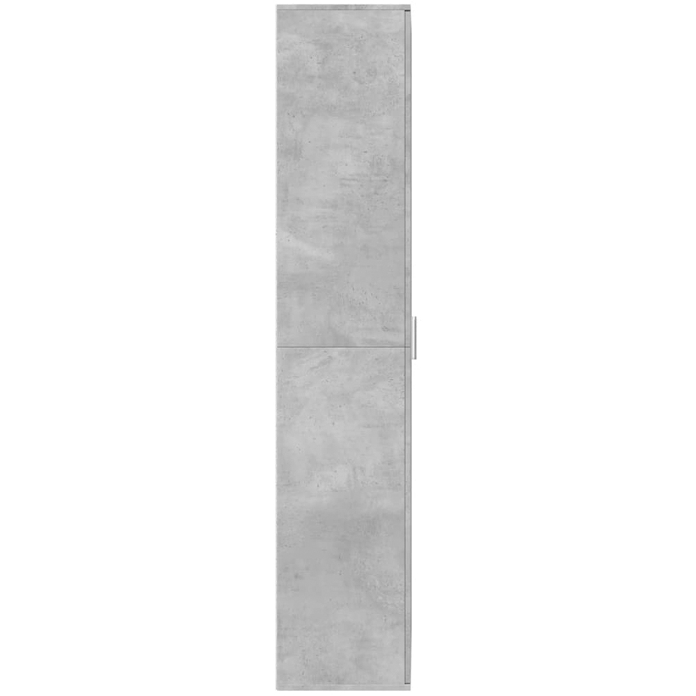 vidaXL 2 Door Concrete Grey High Cabinet Image 4
