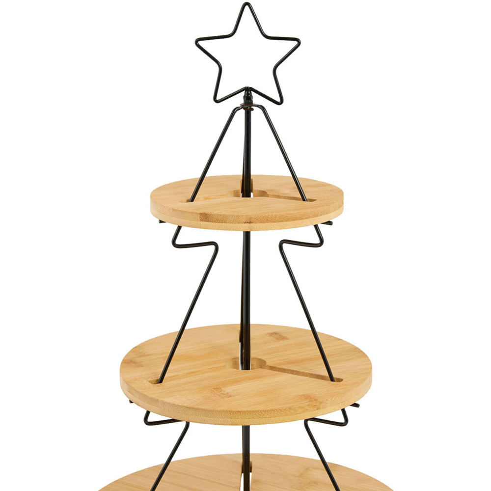 Christmas Tree Shaped Cake Stand Image 3