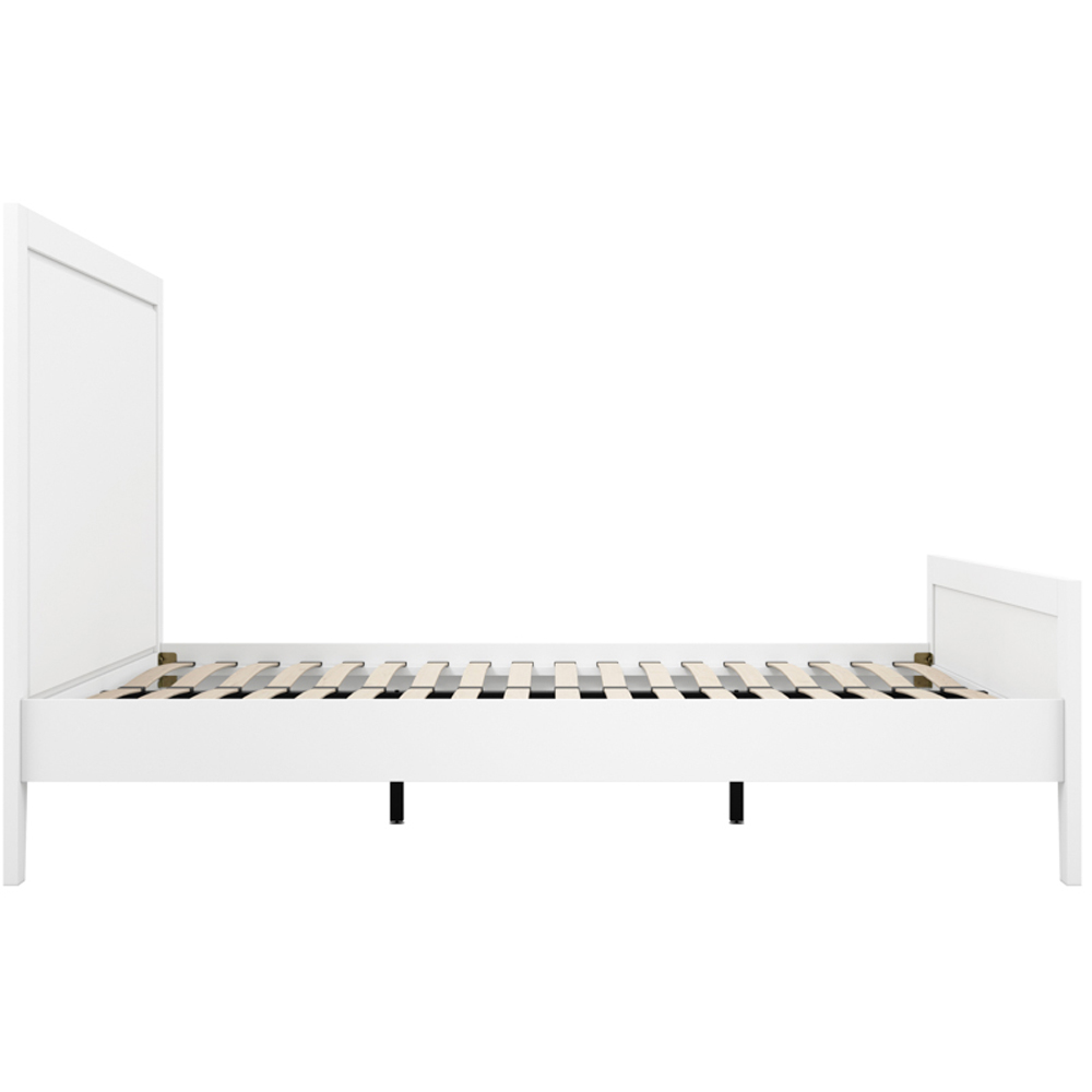 Bay Double White Bed Frame Image 5