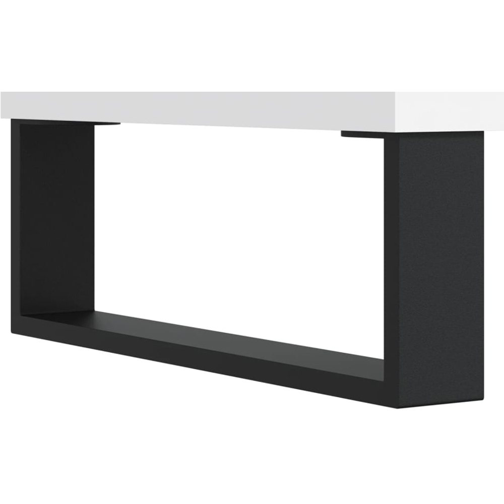vidaXL 6 Shelf White TV Cabinet Image 7