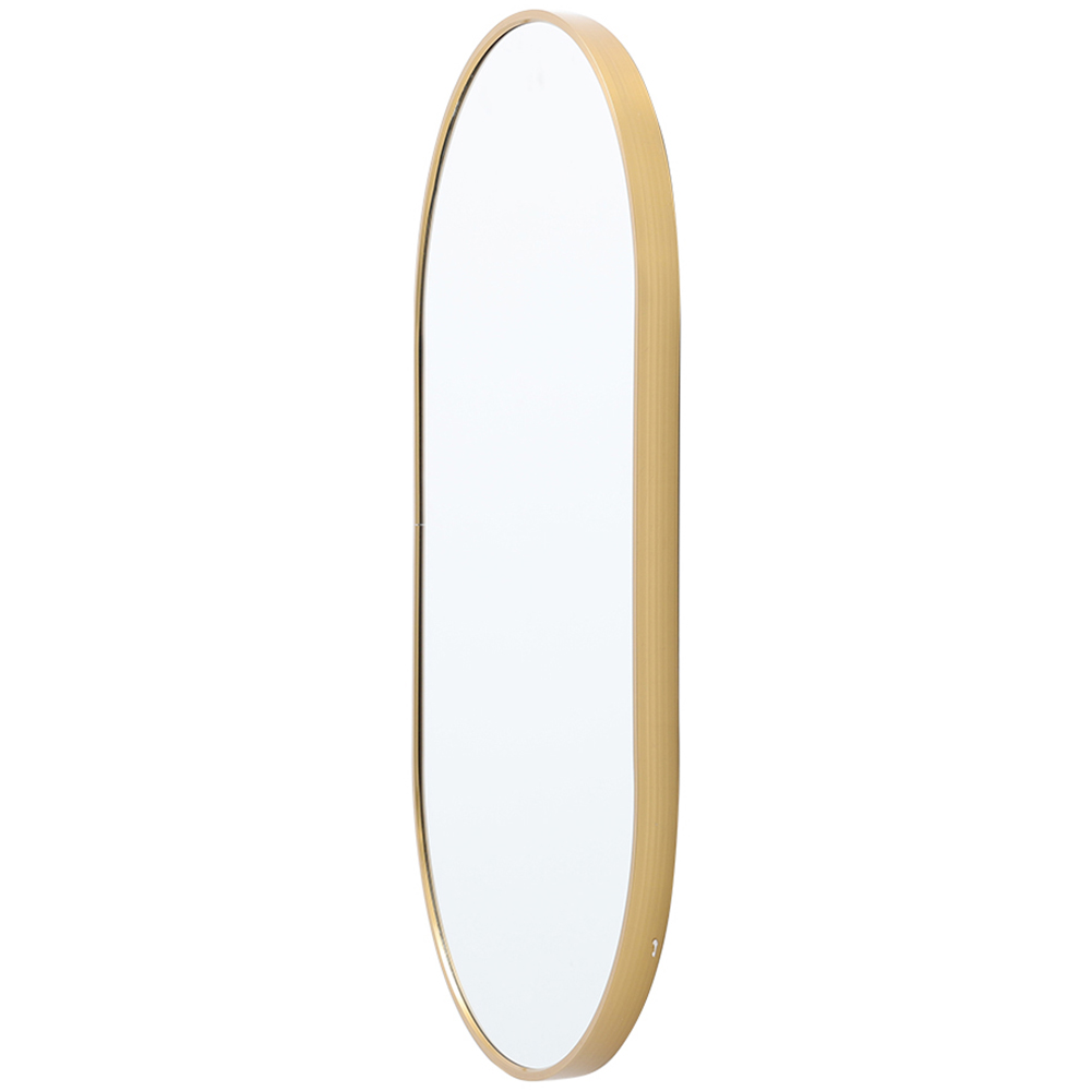Living and Home Oval Wall Mount Vanity Mirror 40 x 70cm Image 3