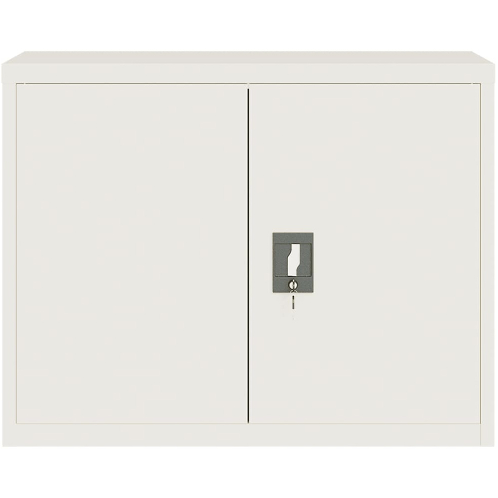 vidaXL 2 Door White Metal Lockable File Cabinet Image 3