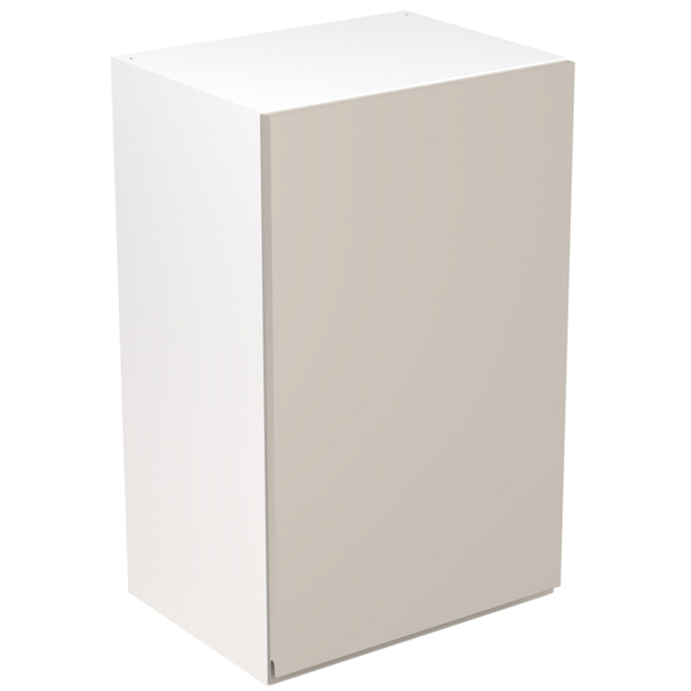 Kitchen Kit J-Pull Matt Light Grey Wall Kitchen Cabinet Flatpack 450mm Image 1