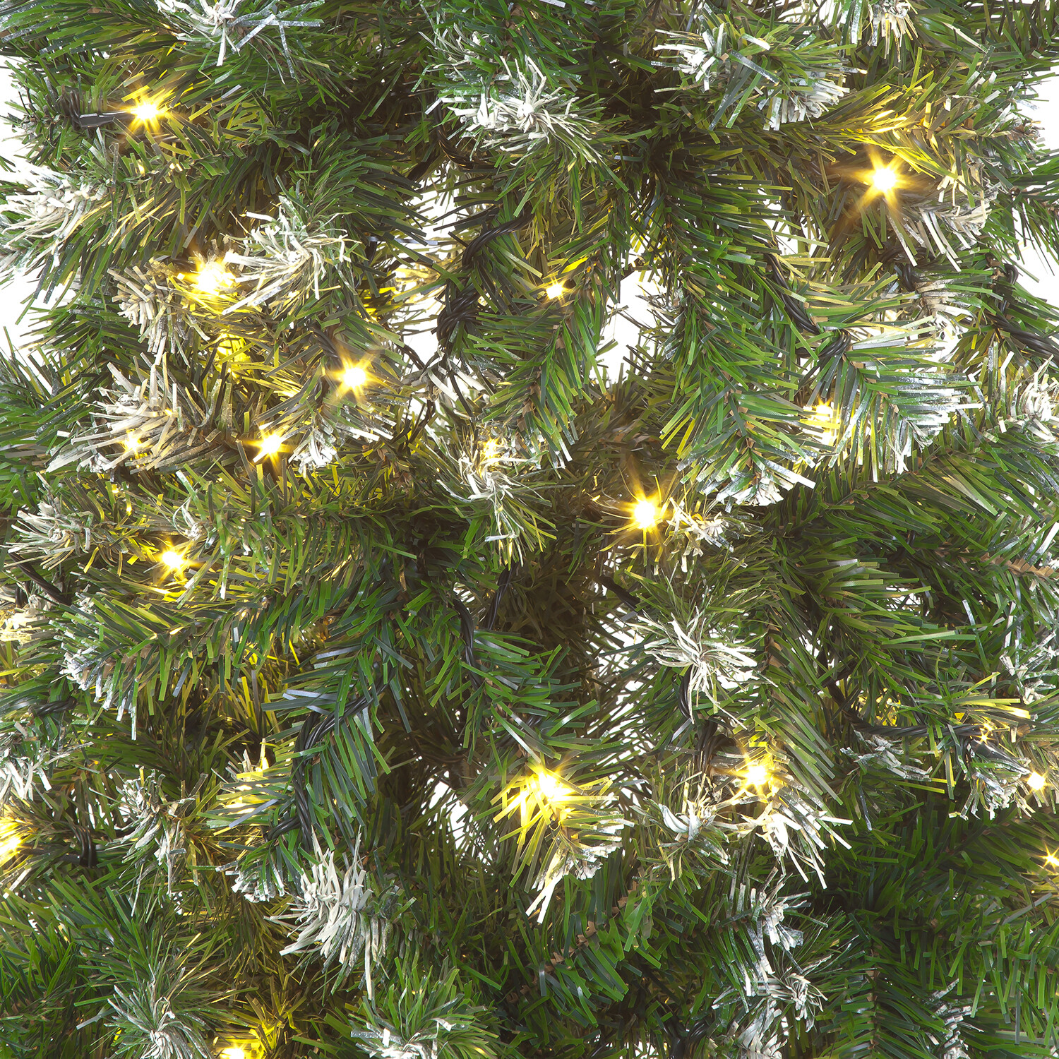 Pre-Lit Christmas Tree - Frosted / 5ft / Warm White LEDs Image 2