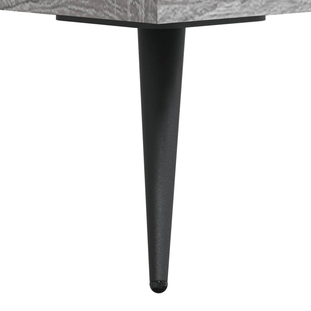 vidaXL 2 Drawer 2 Shelf Grey Sonoma TV Cabinet Image 9