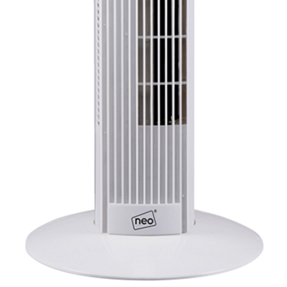 Neo White Free Standing Tower Fan with Remote Control 36 inch Image 5
