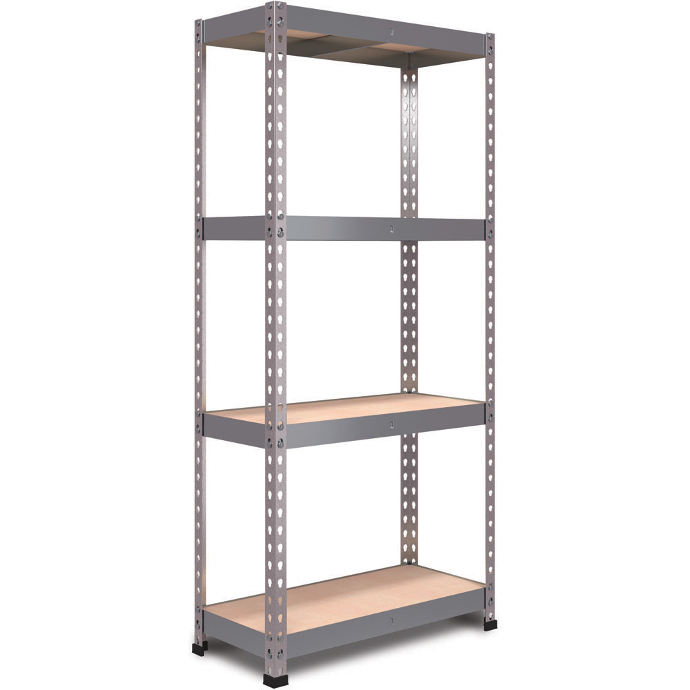 RB Boss Freestanding Fastlok 4 Tier Boltless Shelf Unit 75kg/level Image 1