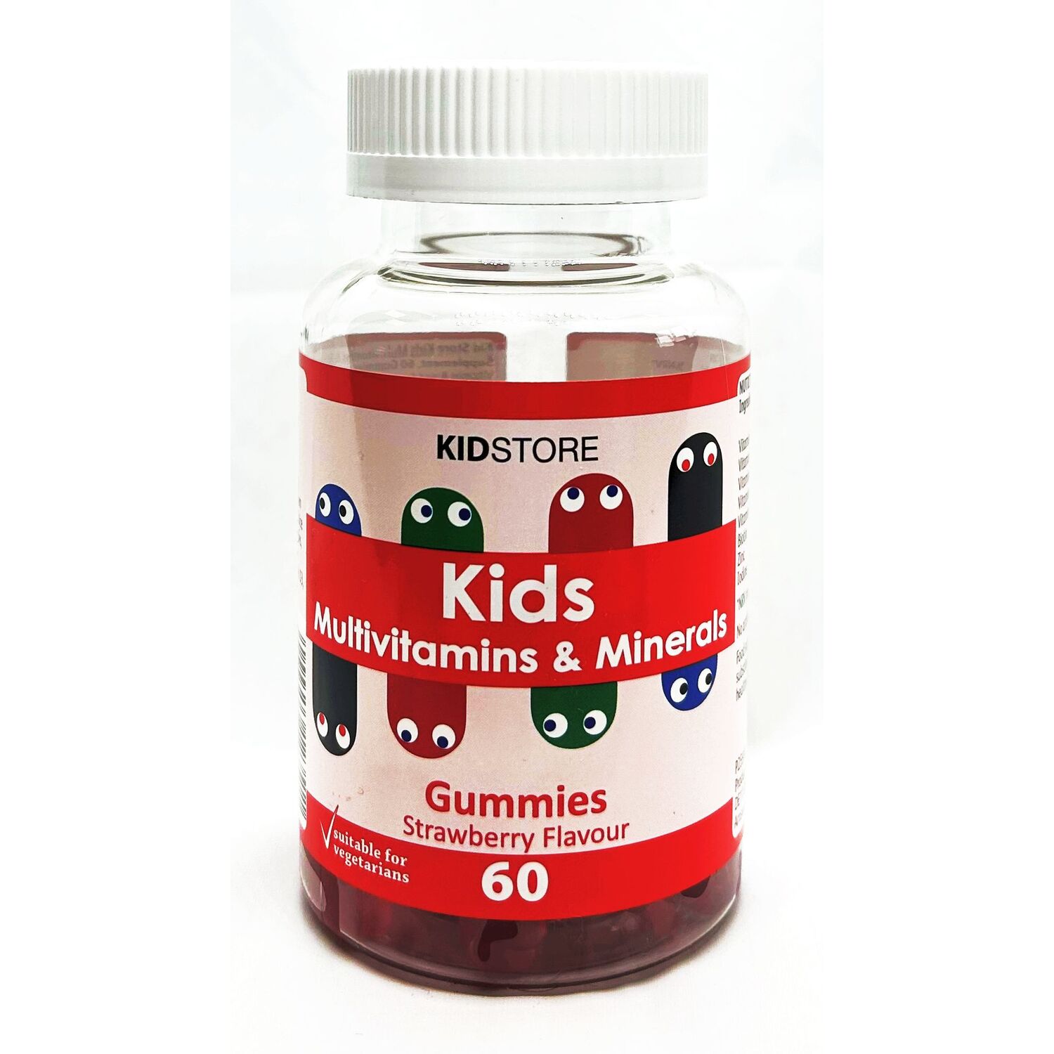 Pack of 60 Strawberry Flavour Children's Multivitamin & Mineral Gummies Image