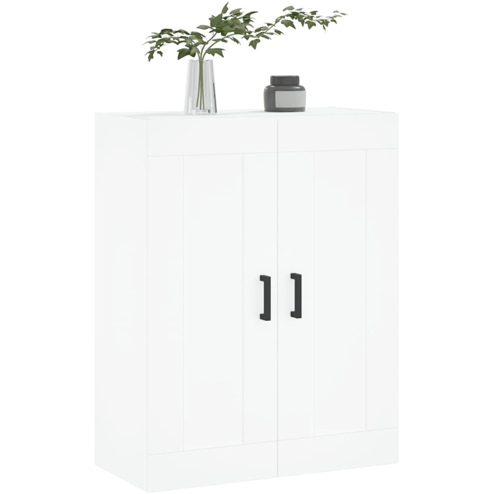 vidaXL 2 Door White Wall Mounted Cabinet Image 3