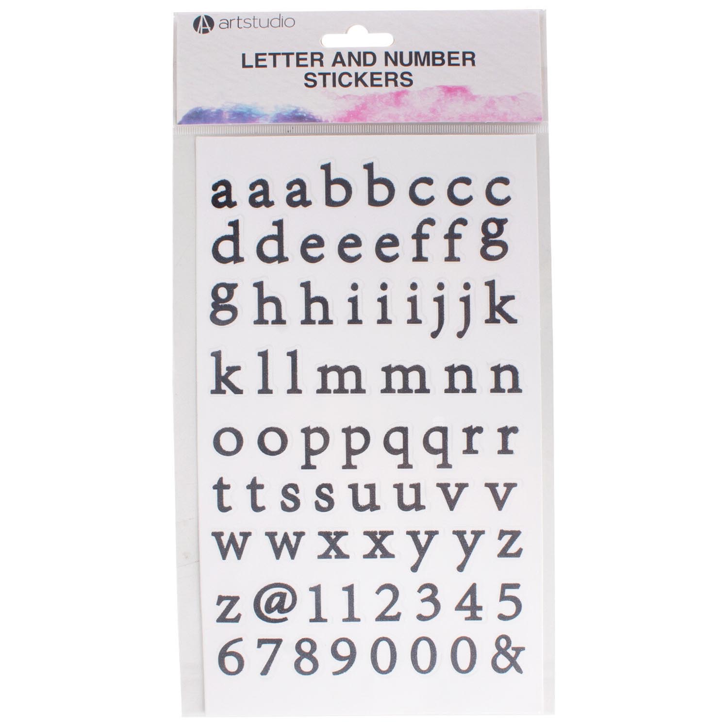 Art Studio Letter and Number Stickers Image