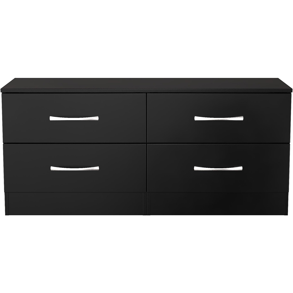 Crowndale Avon 4 Drawer Matt Black Bed Box Ready Assembled Image 2