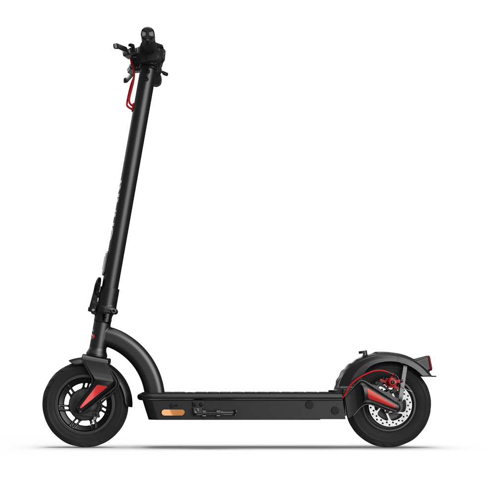 Sharp Black Kick Scooter with Rear Suspension Image 2