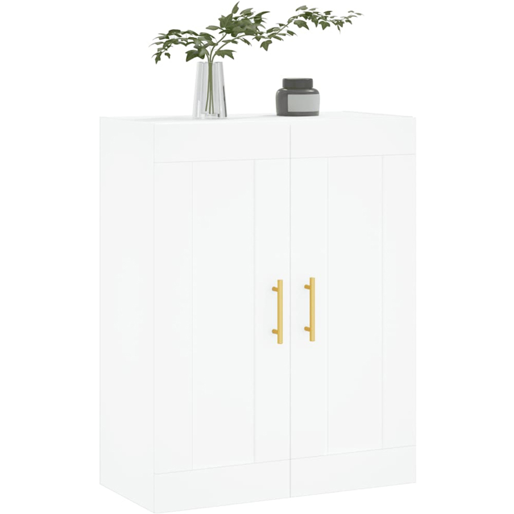 vidaXL 2 Door White Wall Mounted Cabinet Image 3